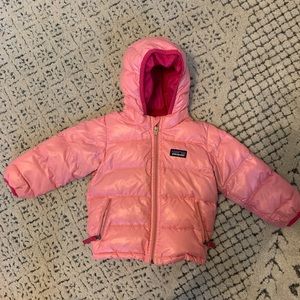 Patagonia Hi-loft down coat size 12m